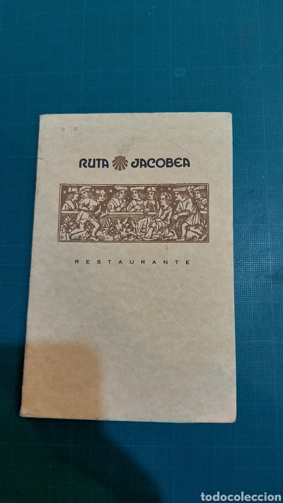 Coleccionismo de carteles: C&Oacute;DICE CALIXTINO RUTA JACOBEA RESTAURANTE MEN&Uacute; 2003 - Foto 1