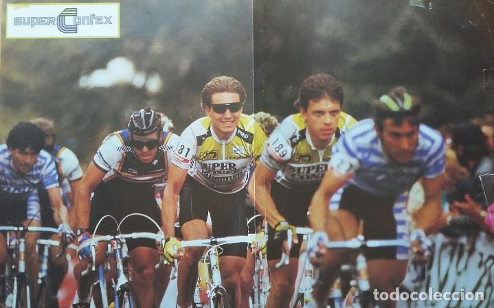 Coleccionismo de carteles: Poster publicidad Superconfex ciclismo Rolf Golz 1989