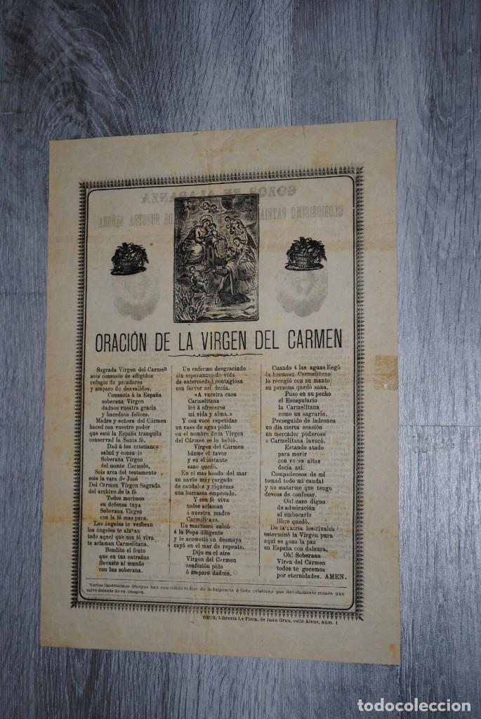 Coleccionismo de carteles: GOZOS EN ALABANZAS DEL GLORIOSO SAN JOSE , L . LA FLECA .