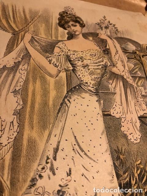 Coleccionismo de carteles: Cartel moda Lebouvier 1902 - Foto 2