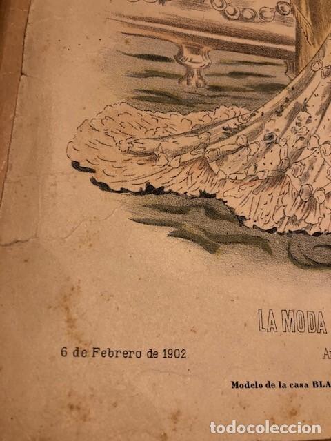Coleccionismo de carteles: Cartel moda Lebouvier 1902 - Foto 3