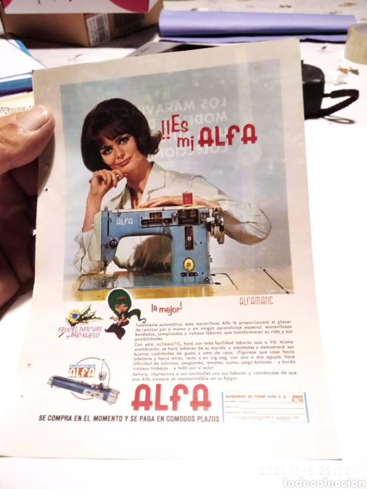 Coleccionismo de carteles: Alfa y relojes CERTINA PUBLICIDAD