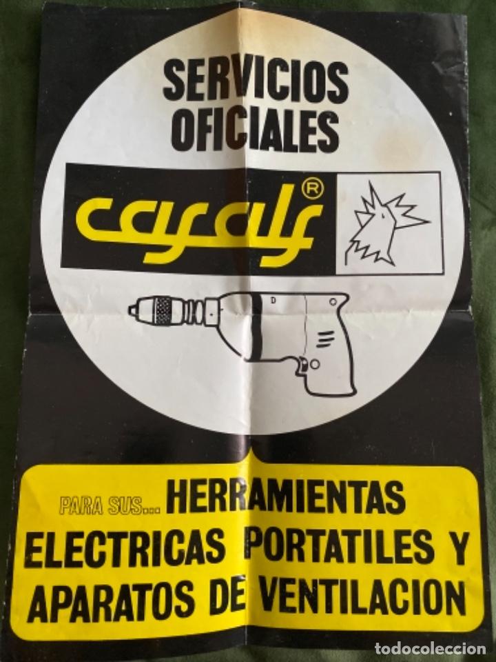 Coleccionismo de carteles: ANTIGUO CARTEL SERVICIOS OFICIALES HERRAMIENTAS CASALS