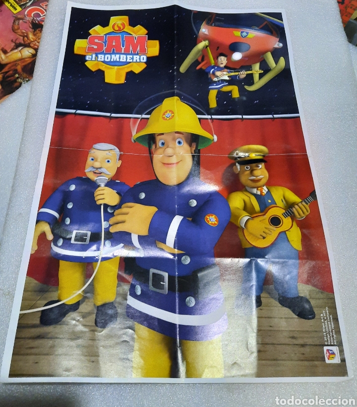 Coleccionismo de carteles: Poster Sam el bombero - Foto 1