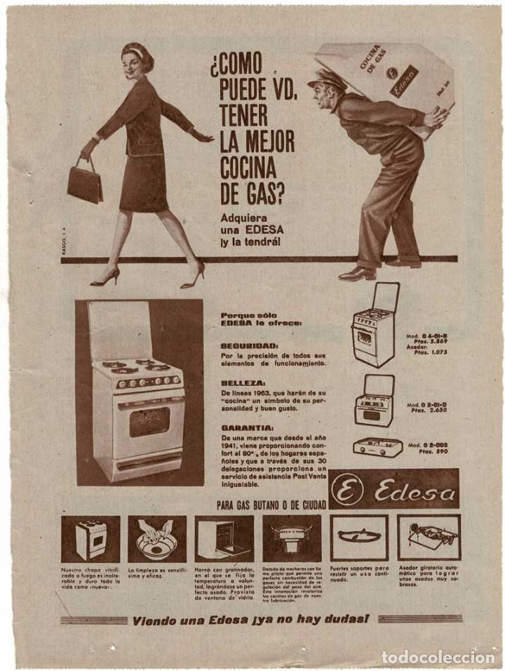1962 Publicidad cocinas Edesa 