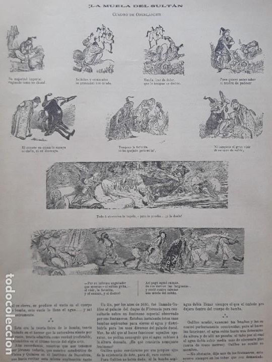 Poster collecting: LS MUELA DEL SULTAN VI&Ntilde;ETA HUMORISTICA AUCA HOJA A&Ntilde;O 1891