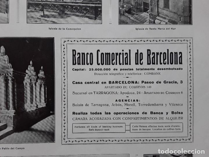 Coleccionismo de carteles: BANCO COMERCIALDE BARCELONA CAMARA ACORAZADA CON COMPARTIMENTOS ALQUILER HOJA A&Ntilde;O 1920-1930