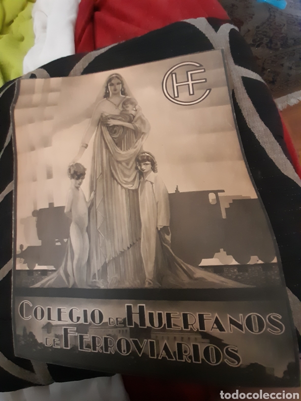 Coleccionismo de carteles: Antiguo cartel, Colegio de Hu&eacute;rfanos Ferroviarios