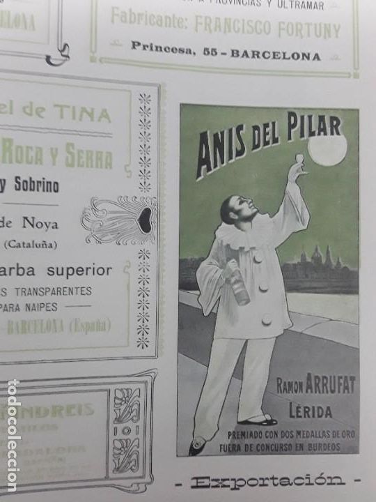Colecionismo de cartazes: ANIS DEL PILAR RAMON ARRUFAT LERIDA LLEIDA HOJA A&Ntilde;O 1907