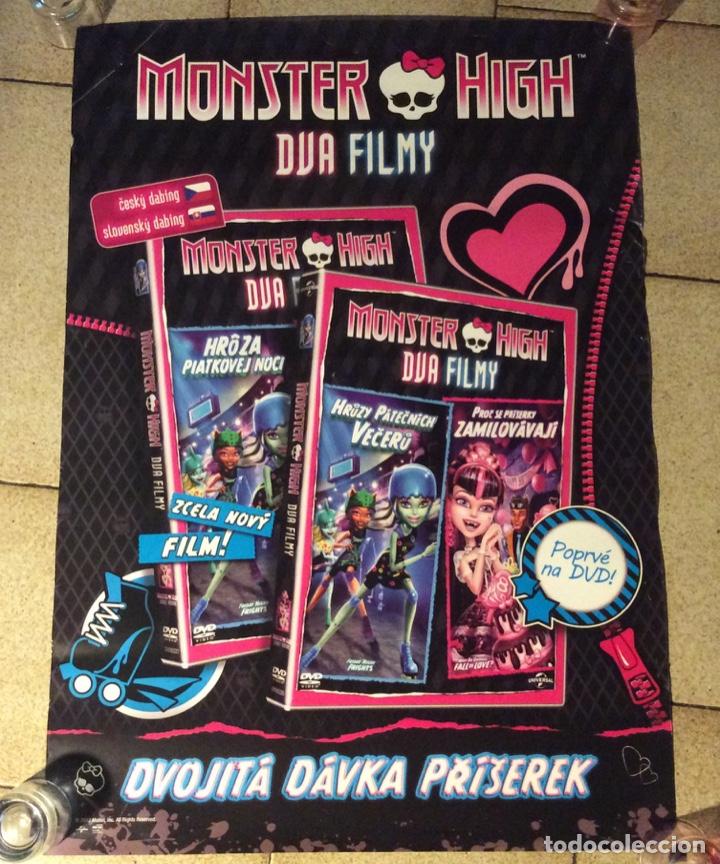 Coleccionismo de carteles: POSTER PROMOCIONAL DE LA PEL&Iacute;CULA MONSTER HIGH EN LA REP&Uacute;BLICA CHECA. 2011-12