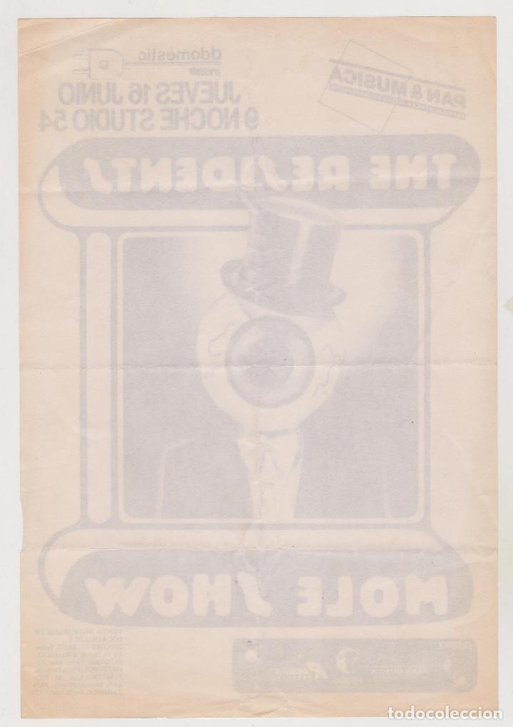Coleccionismo de carteles: THE RESIDENTS - MOLE SHOW - STUDIO 54 - Foto 2