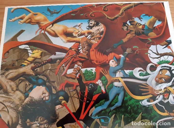 Coleccionismo de carteles: THE BATTLE FOR THE SAVAGE LAND - MARVEL COMICS GROUP - AÑO 1980 - PERFECTO ESTADO - Foto 5 - 299578708