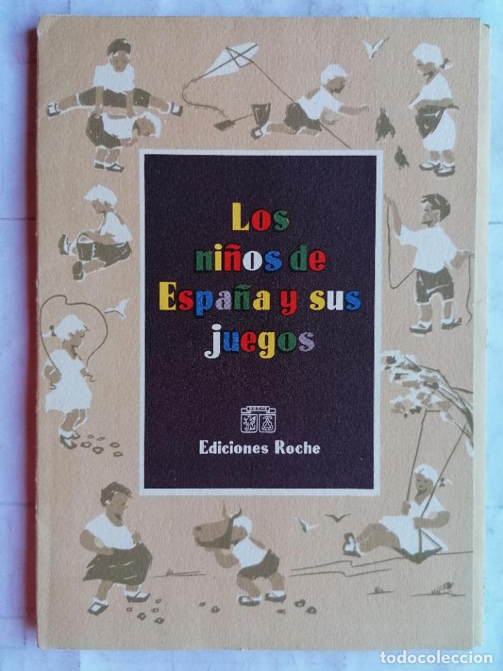 Sammeln von Plakaten: LOS NI&Ntilde;OS DE ESPA&Ntilde;A Y SUS JUEGOS, COLECCION DE LAS 6 LAMINAS, ORTIZ VALIENTE, EDICIONES ROCHE