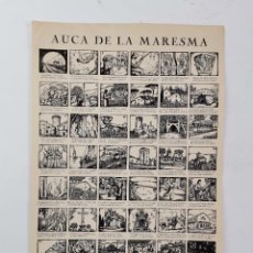 Coleccionismo de carteles: AUCA DE LA MARESMA. PUBLICACIONS F.E.M.