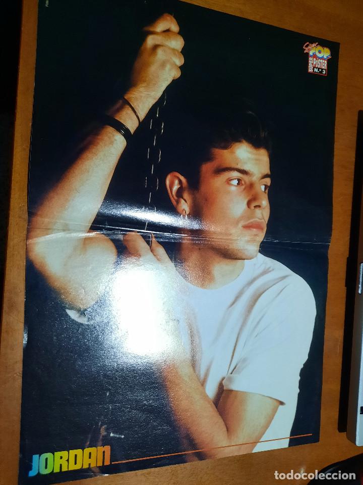 Coleccionismo de carteles: JORDAN. M&Uacute;SICO. M&Uacute;SICA. SUPER POP. SUPER POSTER 3. POSTER. DOBLADO. GRAPA. BUEN ESTADO