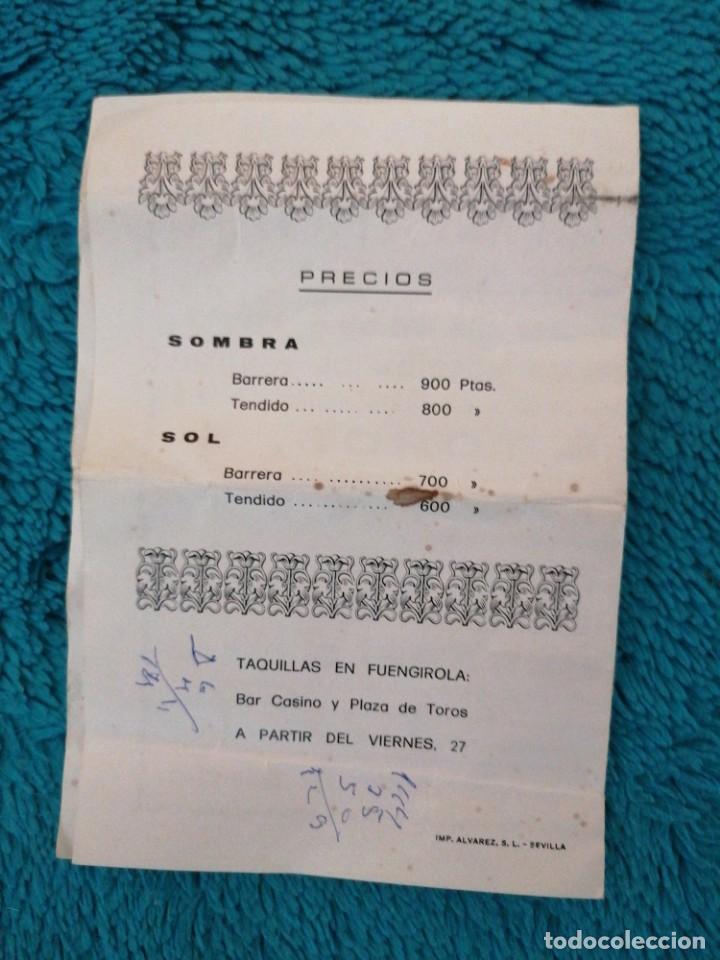 Coleccionismo de carteles: CARTEL TAURINO - Foto 3