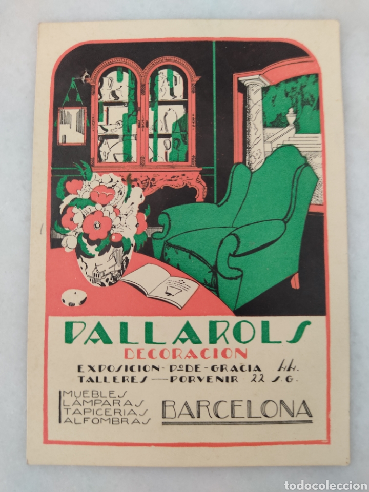 Sammeln von Plakaten: Cartel Pallarols decoracion Barcelona