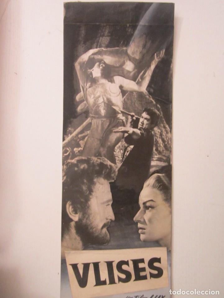 Poster collecting: COMPOSICION PARA CARTEL DE 15X43CM.ULISES IT. 1954 DE M.CAMERINI CON K.DOUGLAS,S. MANGANO Y A.QUINN