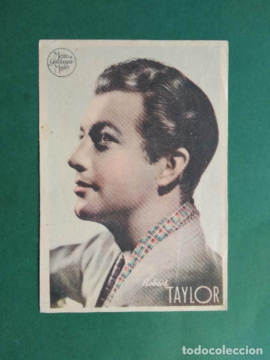 Coleccionismo de carteles: FOLLETO DE MANO PROGRAMA PROSPECTO DE CINE PELICULA ACTOR / ACTRIZ , ROBERT TAYLOR