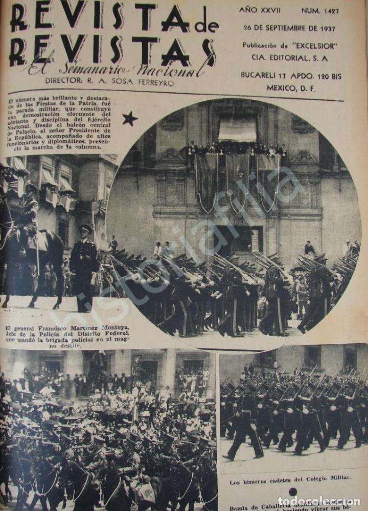 portada antigua: 1937. desfile militar en  - Buy Antique posters in  small format on todocoleccion