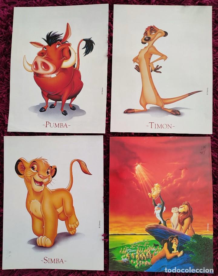 Coleccionismo de carteles: 8 POSTERS CICLO DE LA VIDA EL PAIS PERSONAJES DEL REY LE&Oacute;N
