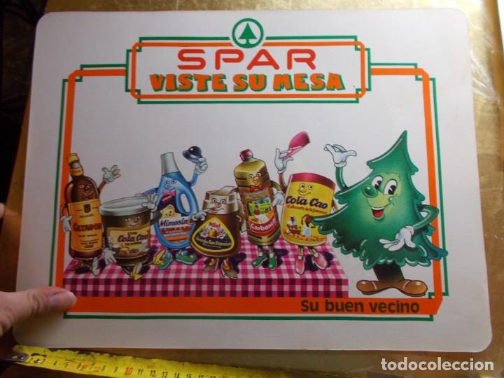 Coleccionismo de carteles: &iexcl;&iexcl; SPAR &iexcl;&iexcl; PEQUE&Ntilde;O CARTEL PUBLICITARIO &iexcl;&iexcl; A&Ntilde;OS 80 MIMOSIN COLA CAO MIEL , UNICO EN TC