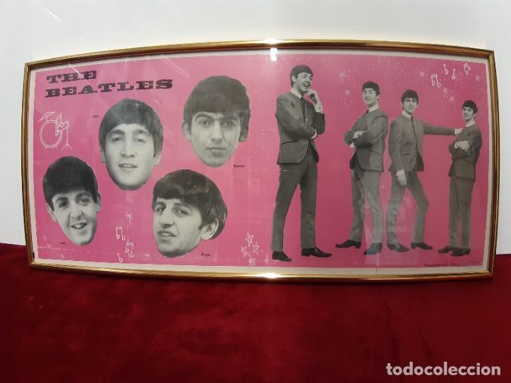 Coleccionismo de carteles: THE BEATLES / CARTEL U.S.A. A&Ntilde;OS 60 MED.: 64X30 CMS. (GBM)