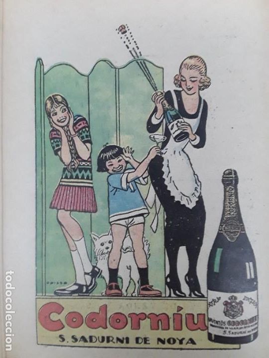Coleccionismo de carteles: CODORNIU SAN SADURNI DE NOYA SANT SADURNI D'ANOIA EXTRA EXTRA RAVENTOS HOJA A&Ntilde;O1924