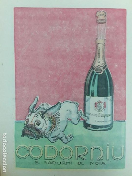 Coleccionismo de carteles: CODORNIU SAN SADURNI DE NOYA SANT SADURNI D'ANOIA EXTRA EXTRA RAVENTOS HOJA A&Ntilde;O1924