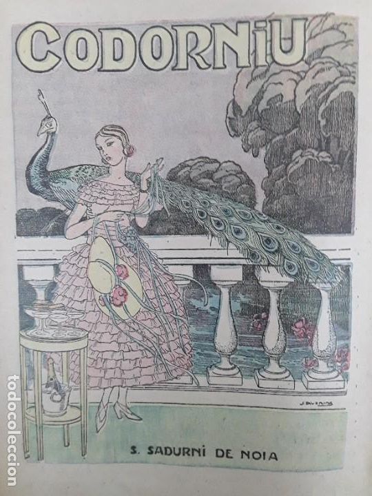Coleccionismo de carteles: CODORNIU EXTRA EXTRA RAVENTOS SAN SADURNI DE NOYA SANT SADURNI D'ANOIA HOJA A&Ntilde;O1924