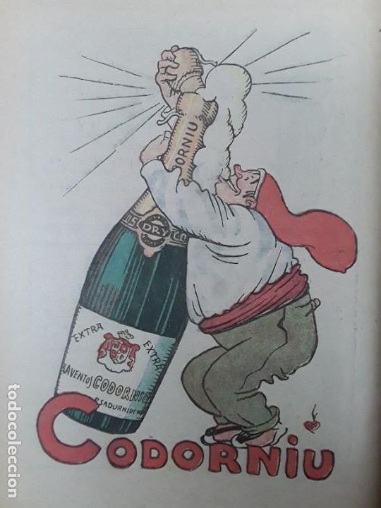 Poster collecting: CODORNIU SAN SADURNI DE NOYA SANT SADURNI D'ANOIA EXTRA EXTRA RAVENTOS HOJA A&Ntilde;O 1925