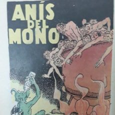 Coleccionismo de carteles: ANIS DEL MONO ES FAMOS A TOT ARREU HOJA AÑO 1926