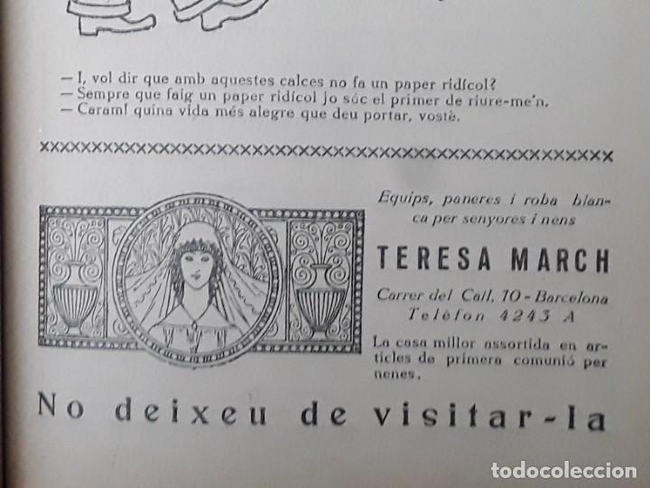 Poster collecting: CASA TERESA MARCH CR/ DEL CALL 10 BARCELONA EQUIPS PANERES ROBA BLANCA SENYORES NENS HOJA A&Ntilde;O 1926