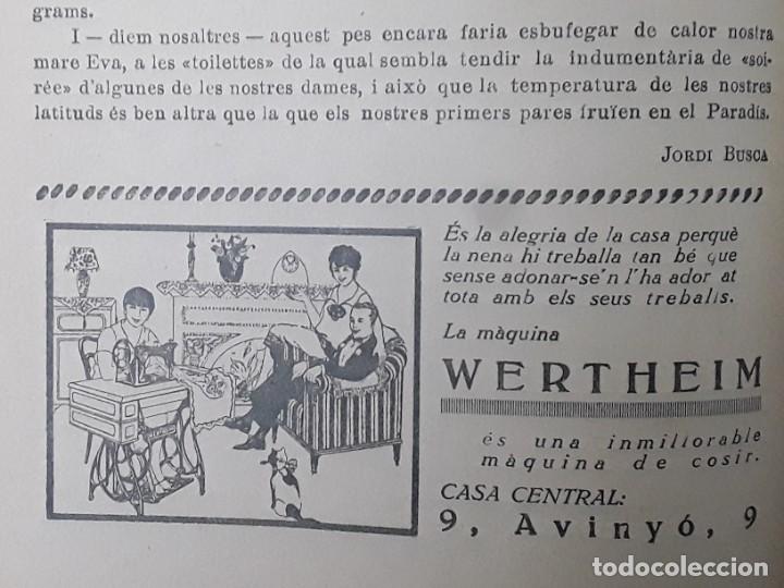 Poster collecting: MAQUINA COSIR WERTHEIM MAQUINA COSER CR/ AVINYO 9 BARCELONA HOJA A&Ntilde;O 1926