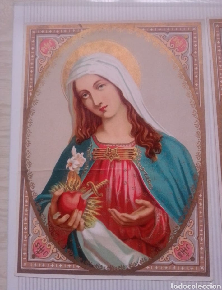 Coleccionismo de carteles: ESTAMPA DULCE CORAZ&Oacute;N de MAR&Iacute;A - Foto 1