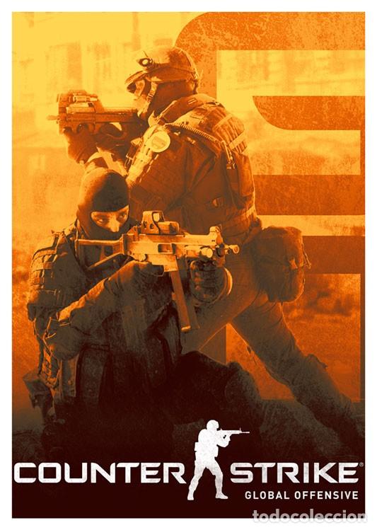 Coleccionismo de carteles: COUNTER STRIKE. GLOBAL OFFENSIVE. L&Aacute;MINA CARTEL - Foto 1