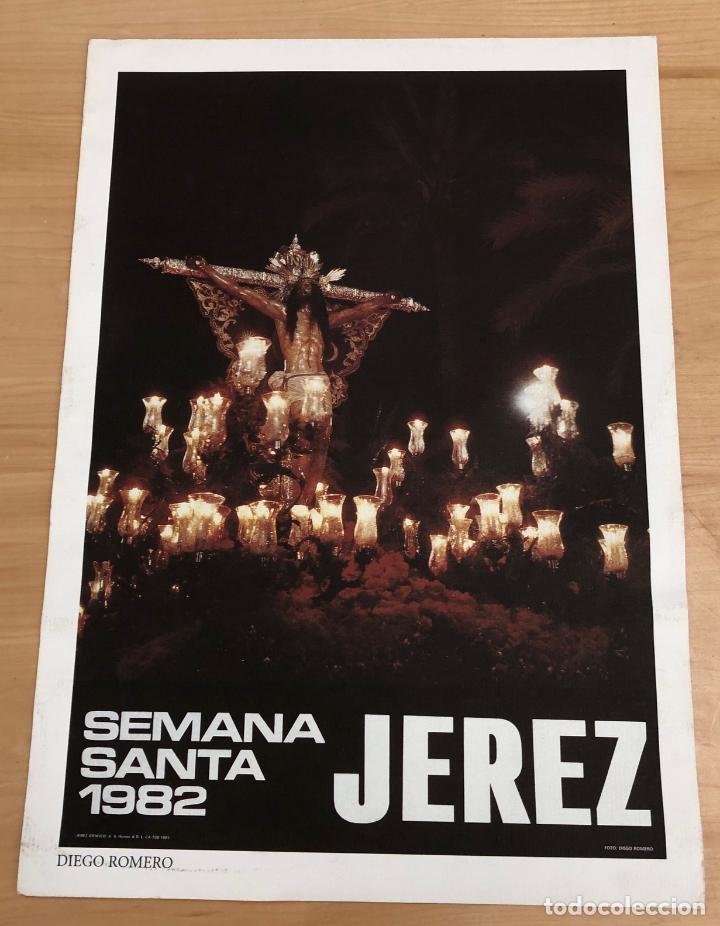 Collectionnisme d'affiches: CARTEL SEMANA SANTA JEREZ. 1976 DIEGO ROMERO