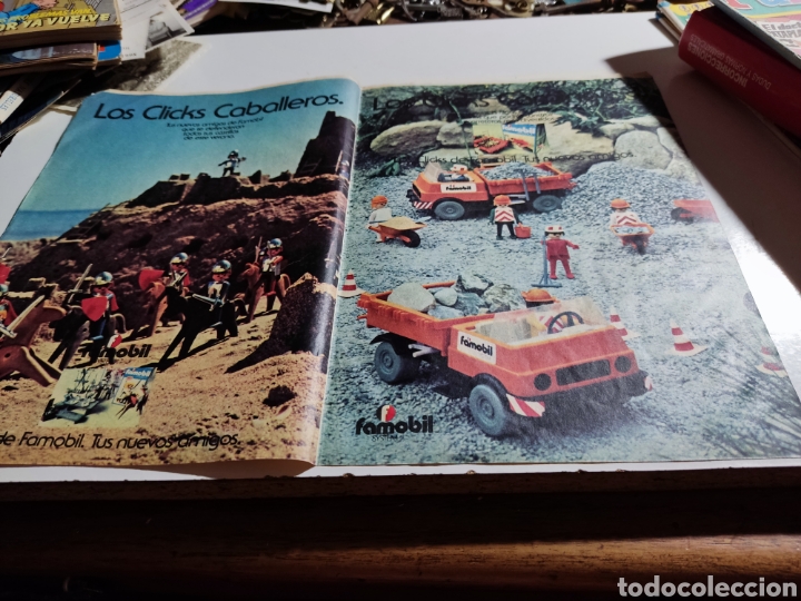 Coleccionismo de carteles: Recorte publicidad Los Clicks caballeros de FAMOBIL