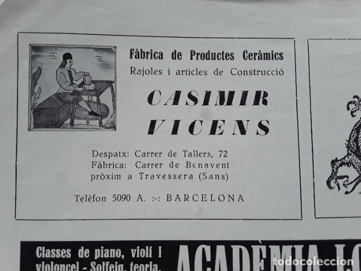 Poster collecting: FABRICA DE PRODUCTES CERAMICS CASIMIR VICENS BARCELONA HOJA REVISTA A&Ntilde;O 1926