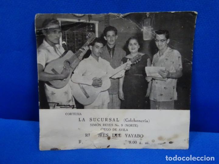 Poster collecting: PROPAGANDA GRUPO MUSICAL DE CIEGO DE &Aacute;VILA (CUBA). LA SUCURSAL COLCHONER&Iacute;A. RUMORES DEL YAYABO ?