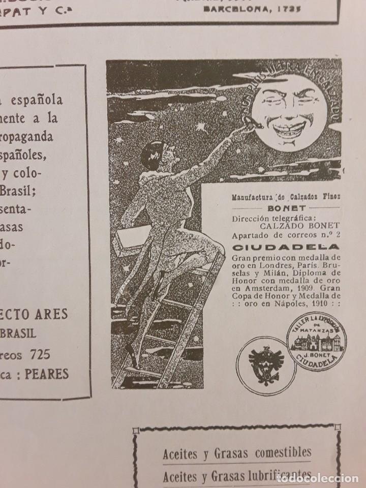 Sammeln von Plakaten: MANUFACTURA CALZADOS FINOS BONET CIUDADELA HOJA A&Ntilde;O 1913