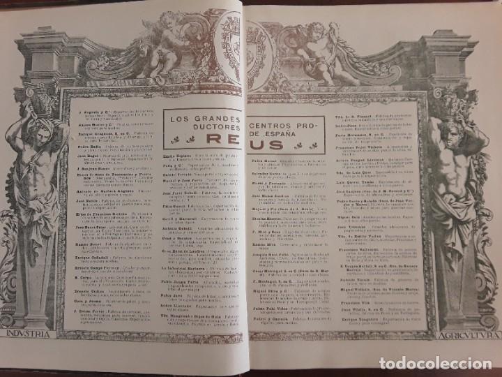 Sammeln von Plakaten: LOS GRANDES CENTROS PRODUCTORES DE ESPA&Ntilde;A REUS FABRICAS INDUSTRIA 2 HOJAS A&Ntilde;O 1913