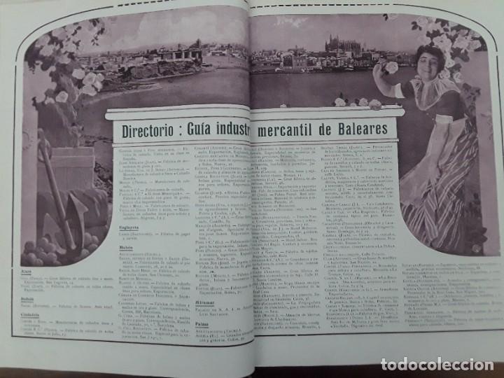 Colecionismo de cartazes: DIRECTORIO GUIA INDUSTRIAL Y MERCANTIL DE BALEARES FABRICAS CALZADO PRINCIPALES EMPRESAS A&Ntilde;O 1913