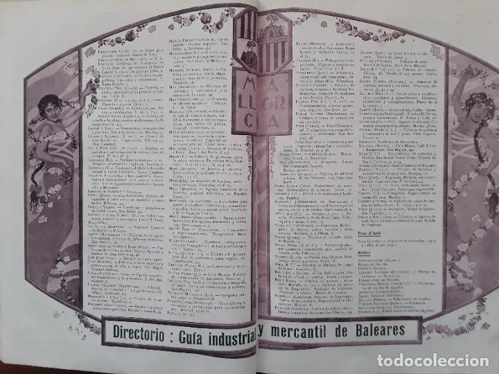 Colecionismo de cartazes: DIRECTORIO GUIA INDUSTRIAL Y MERCANTIL DE BALEARES PRINCIPALES EMPRESAS SOLLER INCA PALAMA 1913