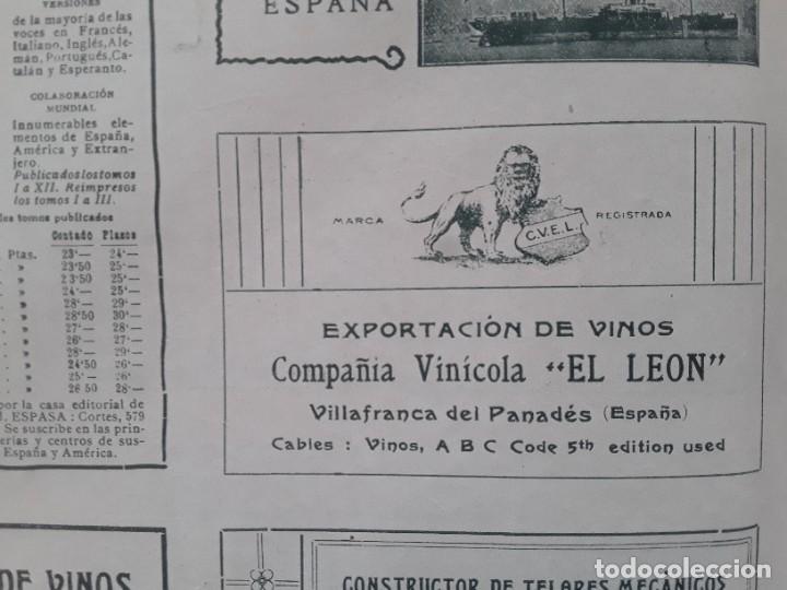 Colecionismo de cartazes: COMPA&Ntilde;IA VINICOLA EL LEON EXPORTACION DE VINOS VILLAFRANCA DEL PANADES HOJA A&Ntilde;O 1913