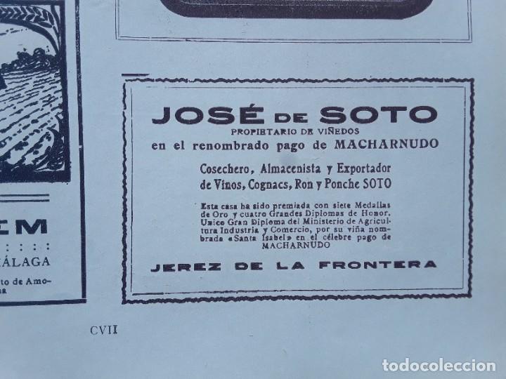 Collezionismo di affissi: JOSE DE SOTO PROPIETARIO VI&Ntilde;EDOS EN EL PAGO DE MACHARNUDO JEREZ FRONTERA RON PONCHE HOJA A&Ntilde;O 1913