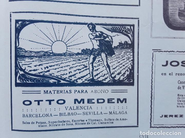Collectionnisme d'affiches: MATERIAS PARA ABONO OTTO MEDEM VALENCIA HOJA A&Ntilde;O 1913