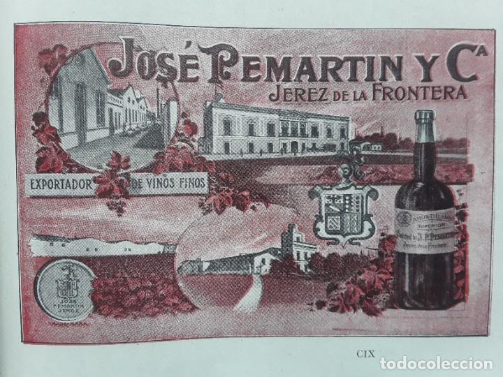 Collezionismo di affissi: JOSE PEMARTIN Y C&ordf; EXPORTADOR DE VINOS FINOS JEREZ DE LA FRONTERA HOJA A&Ntilde;O 1913