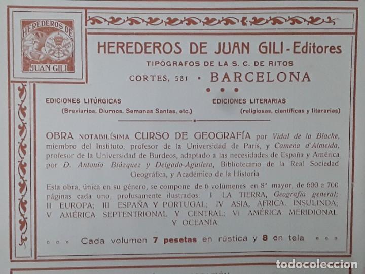 Collezionismo di affissi: HEREDEROS DE JUAN GILI EDITORES TIPOGRAFOS DE LA S.C.DE RITOS BARCELONA HOJA A&Ntilde;O 1919