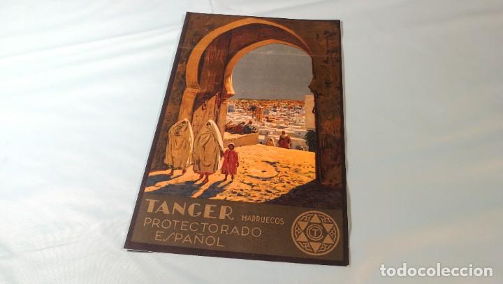 Coleccionismo de carteles: Reproducci&oacute;n Mariano Bertuchi PROTECTORADO ESPA&Ntilde;OL T&aacute;nger, Marruecos